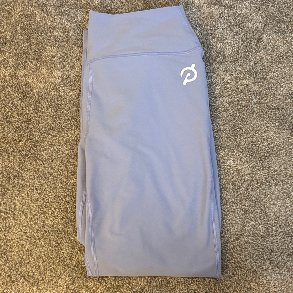 Peloton light purple cadent high waisted leggings full length size large